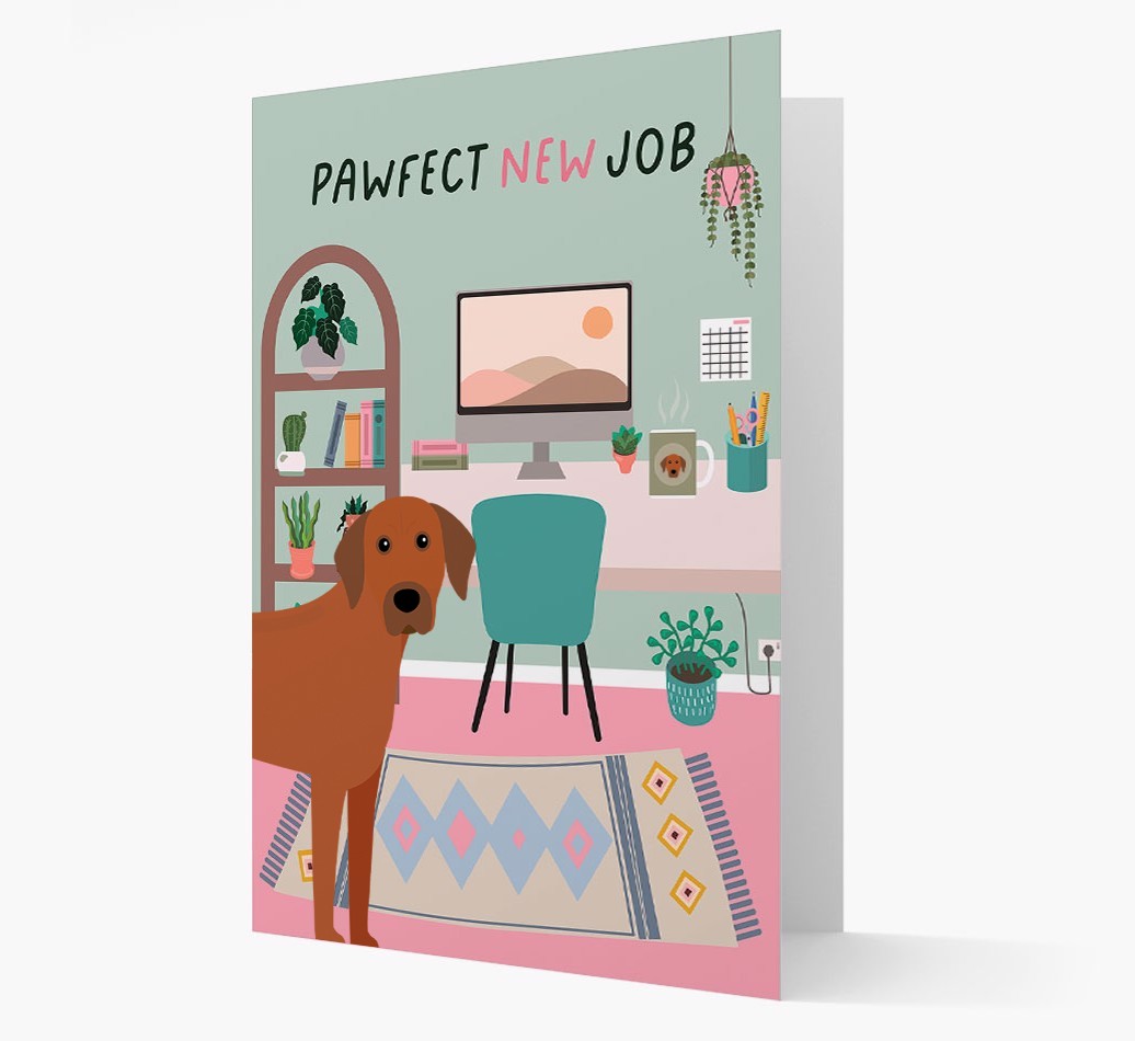 Pawfect New Job: Personalized {breedFullName} Card