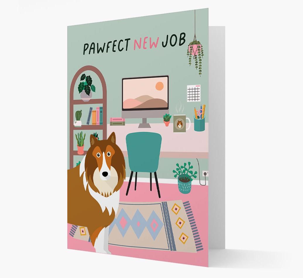 Pawfect New Job: Personalized {breedFullName} Card
