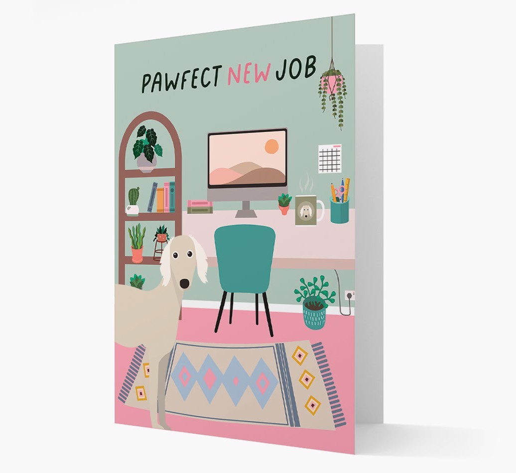 Pawfect New Job: Personalized {breedFullName} Card