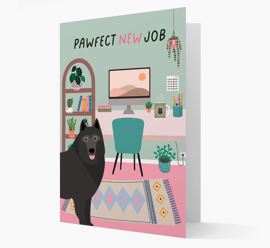 Pawfect New Job: Personalized {breedFullName} Card