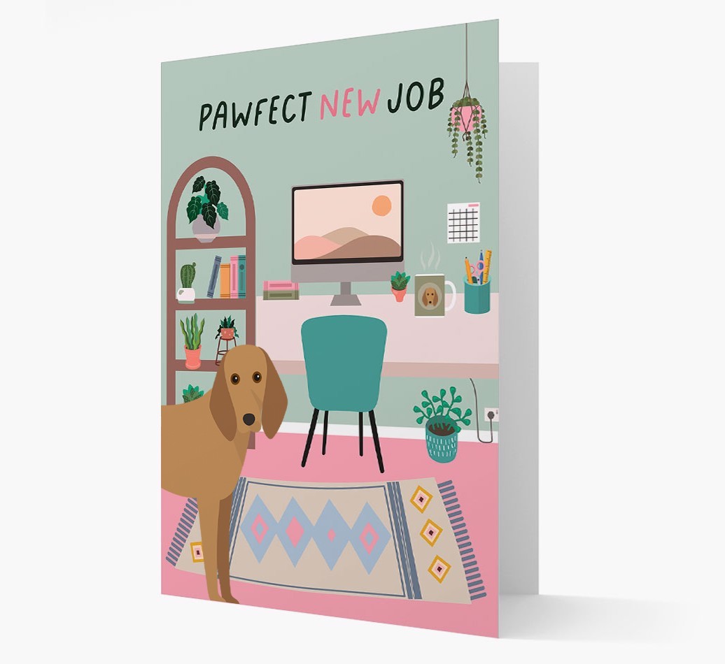 Pawfect New Job: Personalized {breedFullName} Card