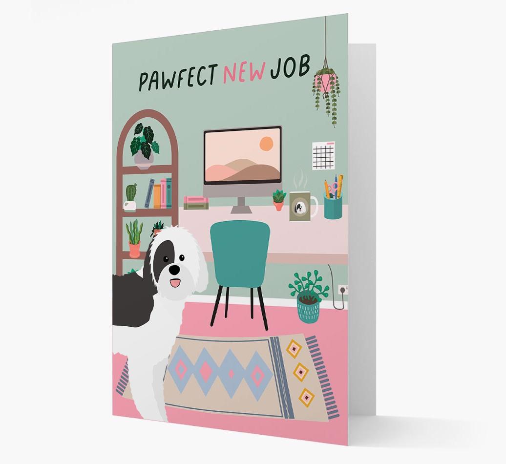 Pawfect New Job: Personalized {breedFullName} Card