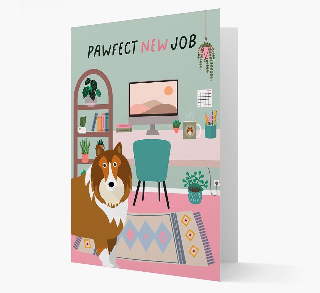 Pawfect New Job: Personalized {breedFullName} Card