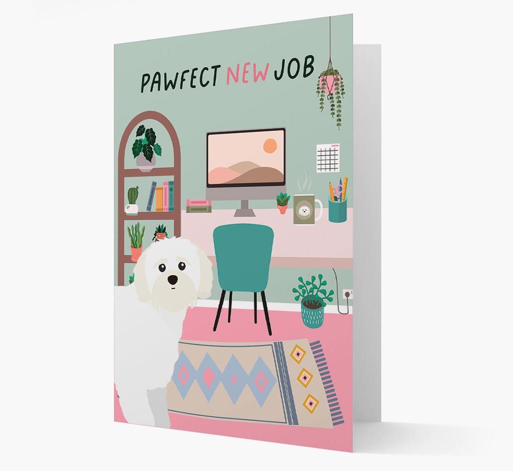 Pawfect New Job: Personalized {breedFullName} Card