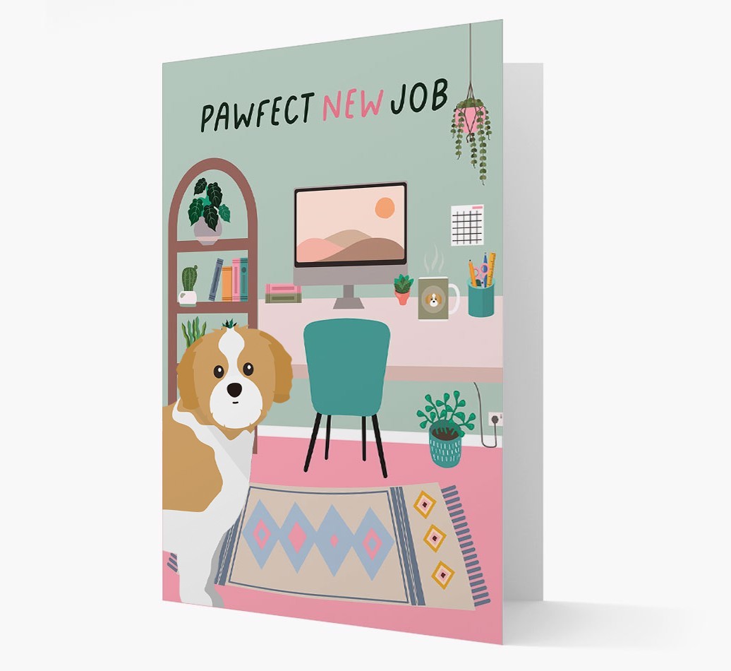 Pawfect New Job: Personalized {breedFullName} Card