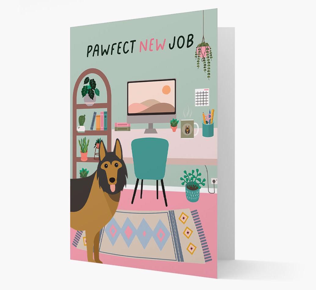 Pawfect New Job: Personalized {breedFullName} Card