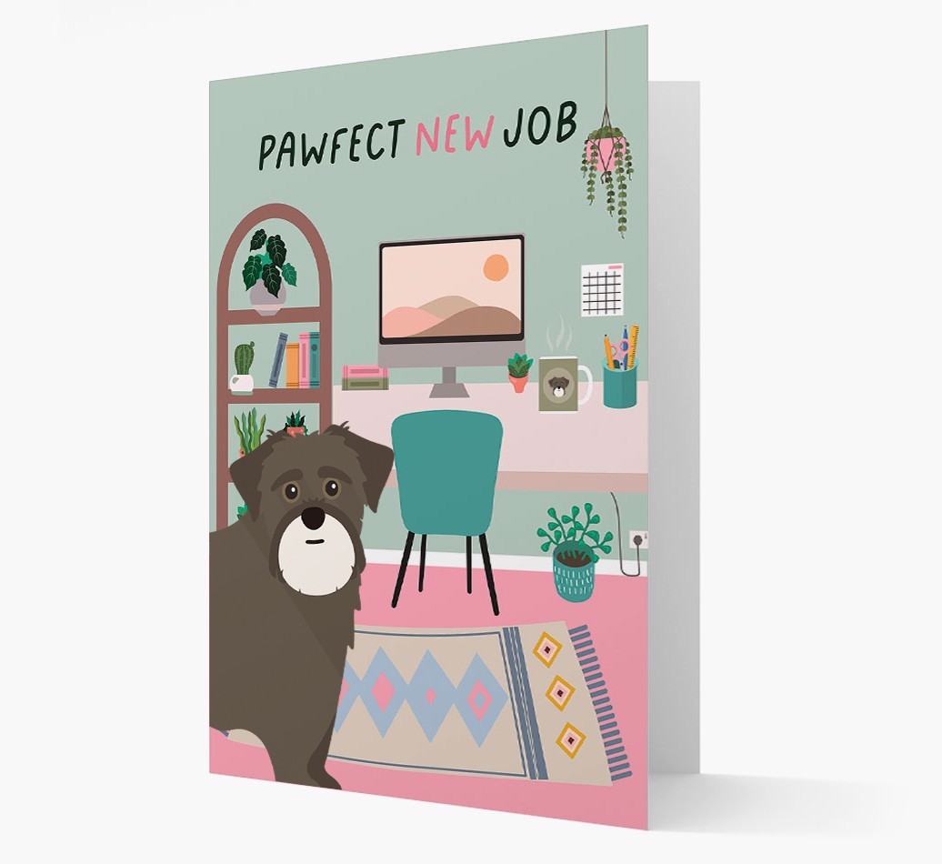 Pawfect New Job: Personalized {breedFullName} Card