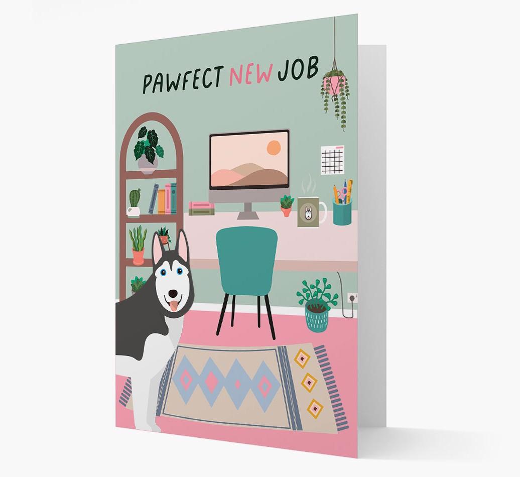 Pawfect New Job: Personalized {breedFullName} Card