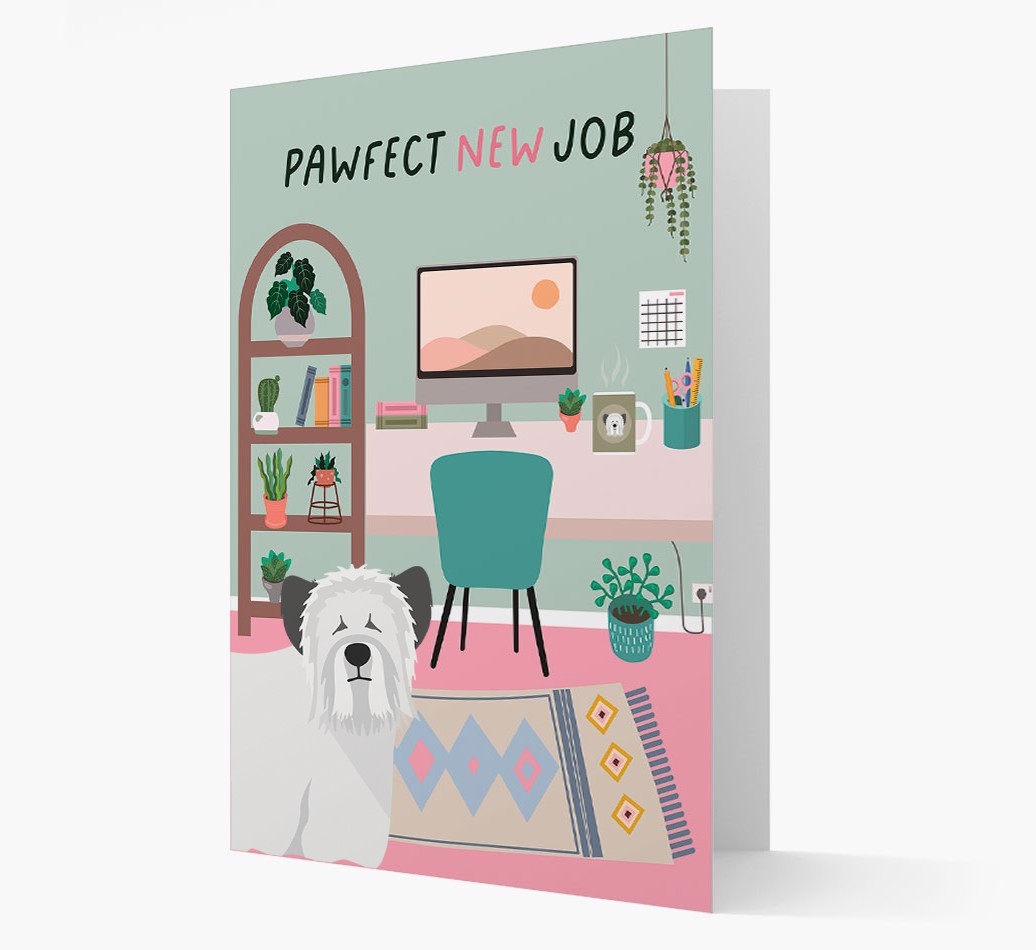 Pawfect New Job: Personalized {breedFullName} Card