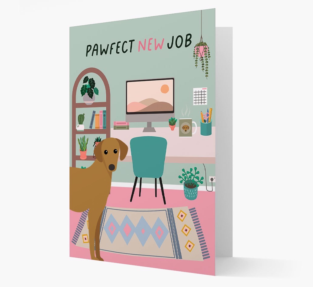 Pawfect New Job: Personalized {breedFullName} Card