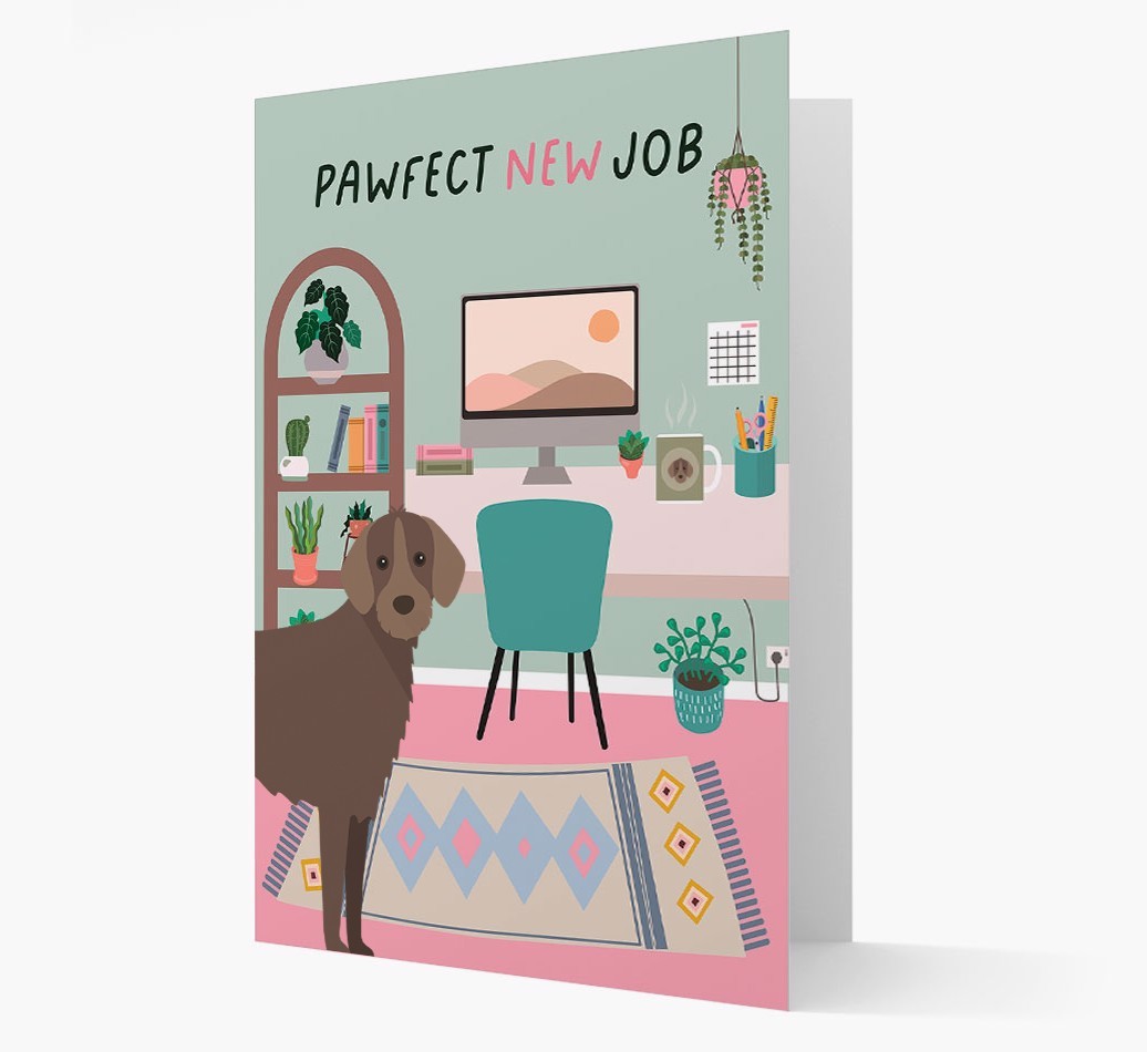 Pawfect New Job: Personalized {breedFullName} Card