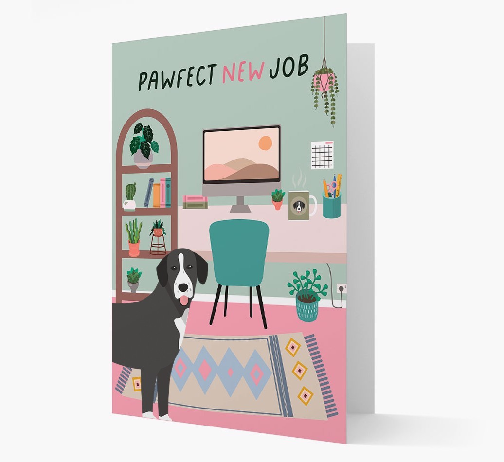 Pawfect New Job: Personalized {breedFullName} Card