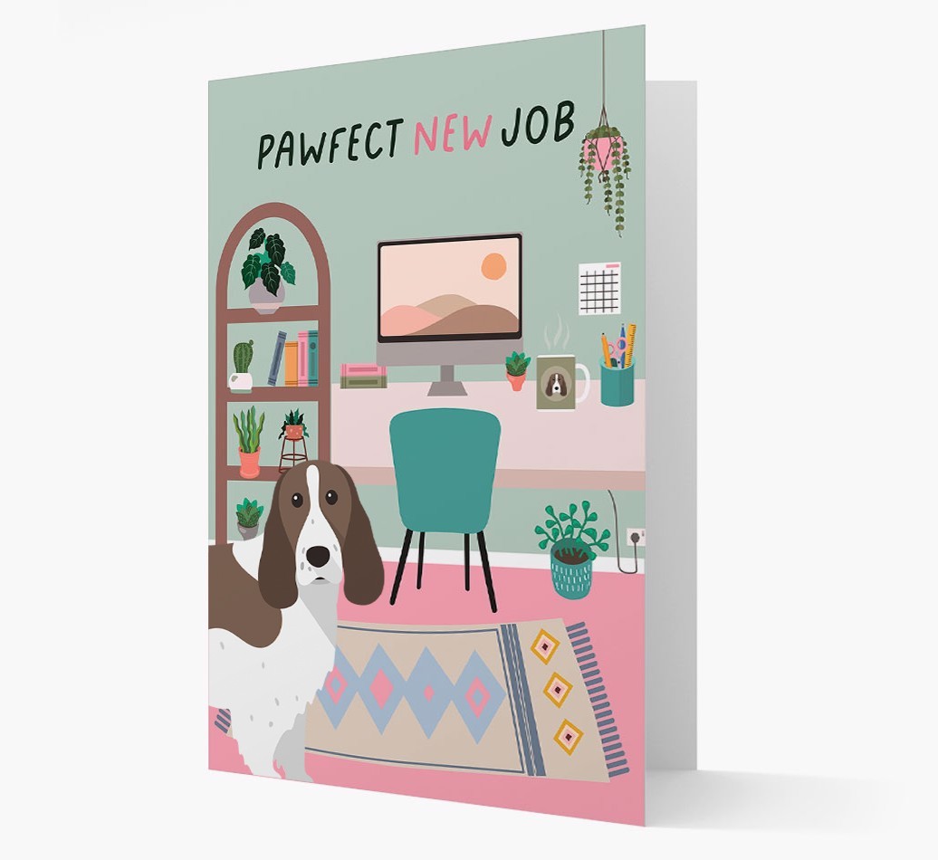 Pawfect New Job: Personalized {breedFullName} Card