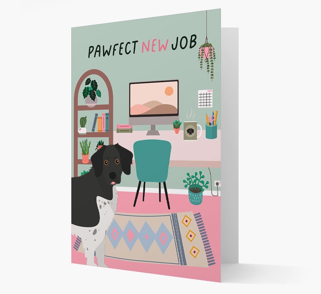 Pawfect New Job: Personalized {breedFullName} Card