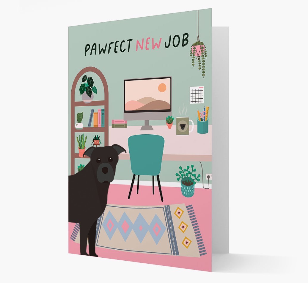 Pawfect New Job: Personalized {breedFullName} Card
