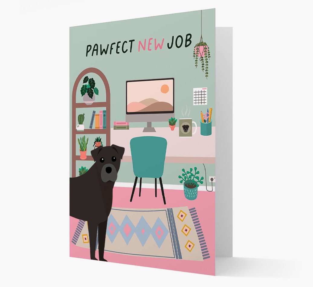 Pawfect New Job: Personalized {breedFullName} Card