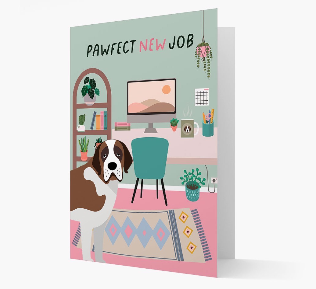 Pawfect New Job: Personalized {breedFullName} Card