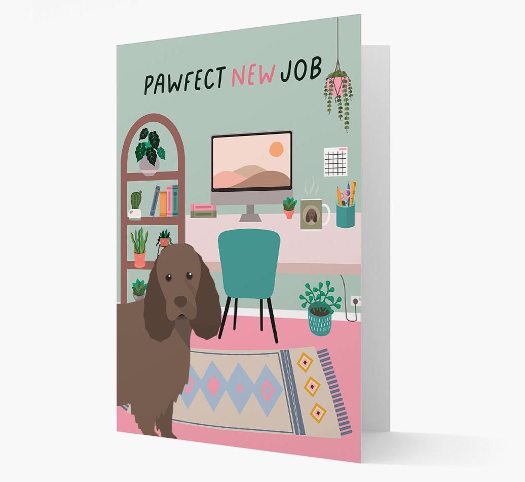 Pawfect New Job: Personalized {breedFullName} Card
