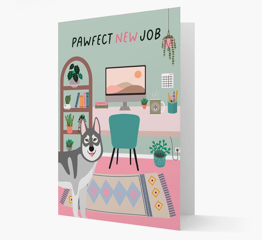 Pawfect New Job: Personalized {breedFullName} Card