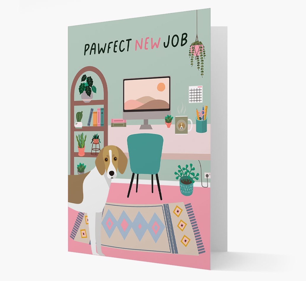 Pawfect New Job: Personalized {breedFullName} Card