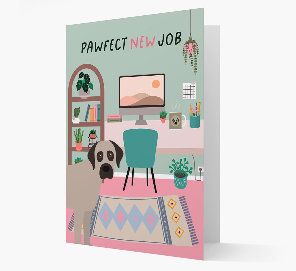 Pawfect New Job: Personalized {breedFullName} Card