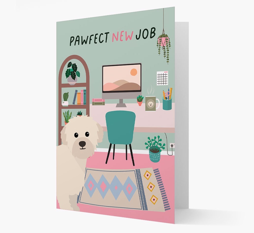 Pawfect New Job: Personalized {breedFullName} Card