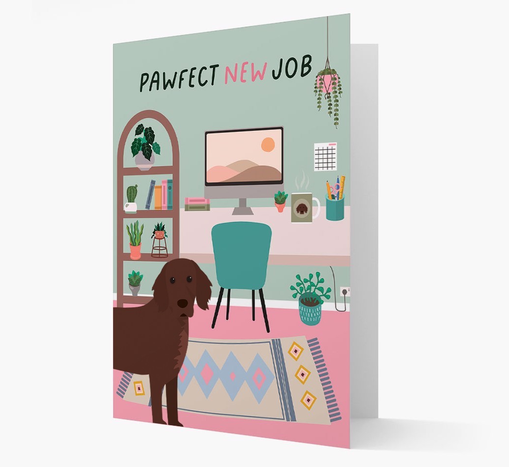 Pawfect New Job: Personalized {breedFullName} Card