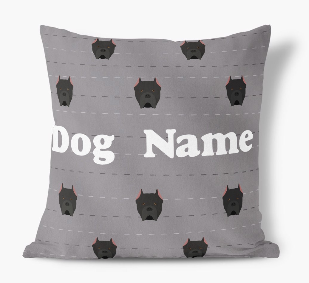 Icon Pattern: Personalised {breedFullName} Soft Touch Cushion