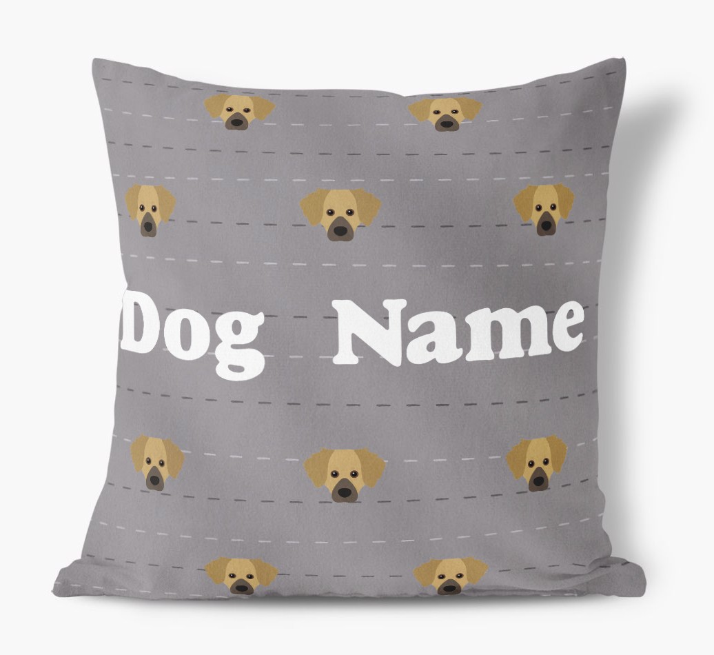 Icon Pattern: Personalised {breedFullName} Soft Touch Cushion
