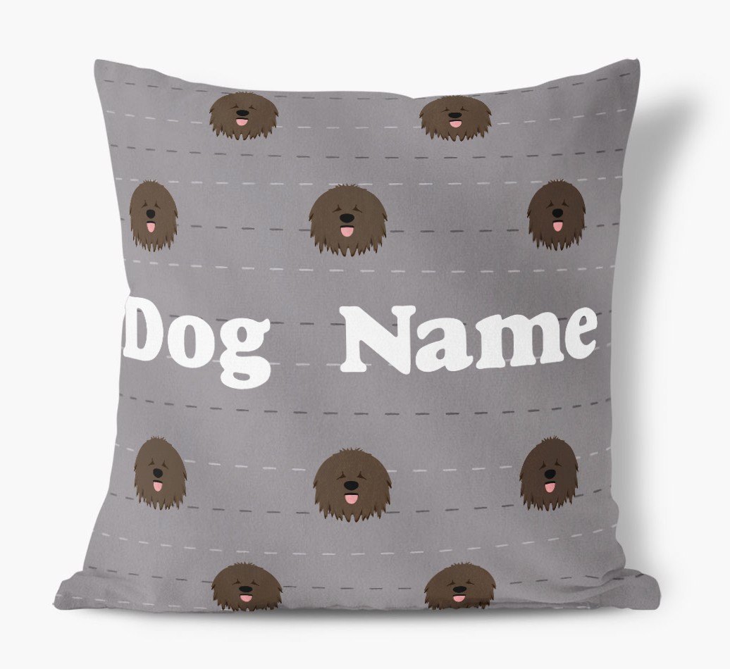 Icon Pattern: Personalised {breedFullName} Soft Touch Cushion