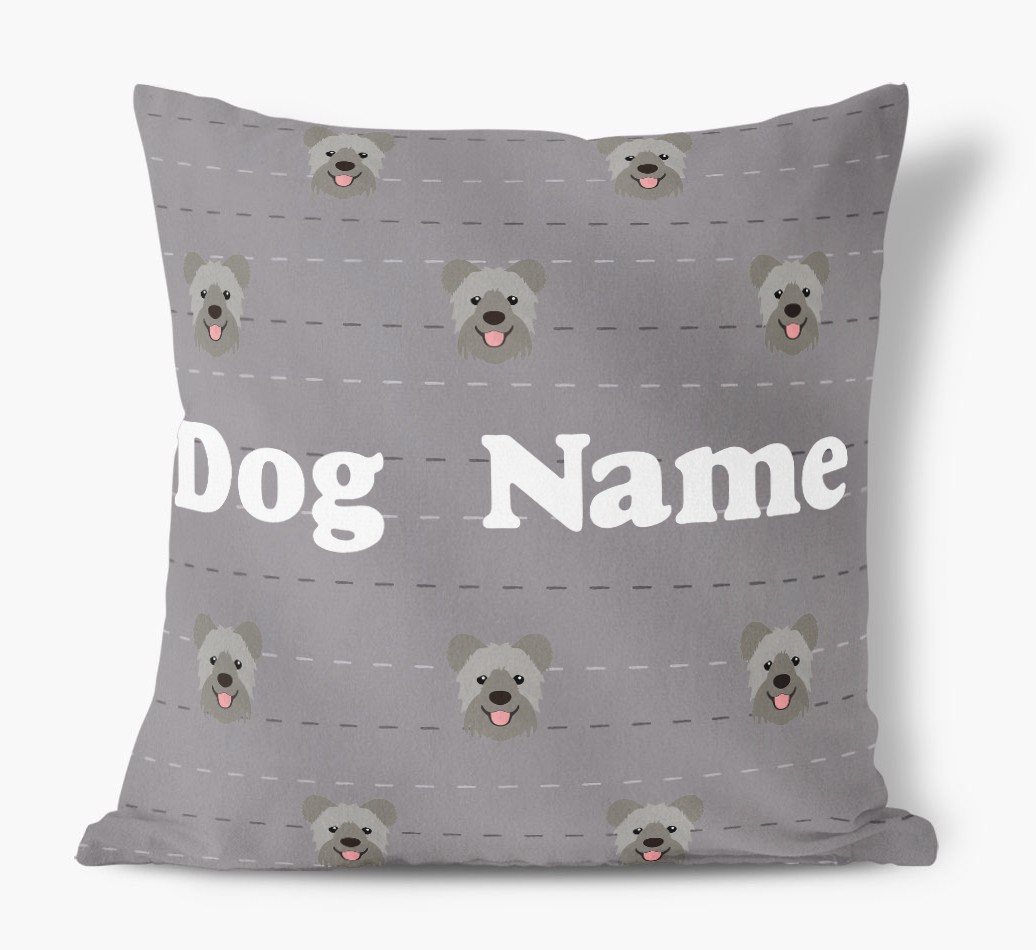 Icon Pattern: Personalised {breedFullName} Soft Touch Cushion