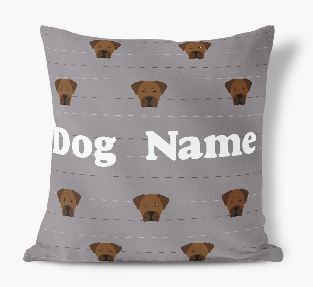 Icon Pattern: Personalized {breedFullName} Soft Touch Pillow