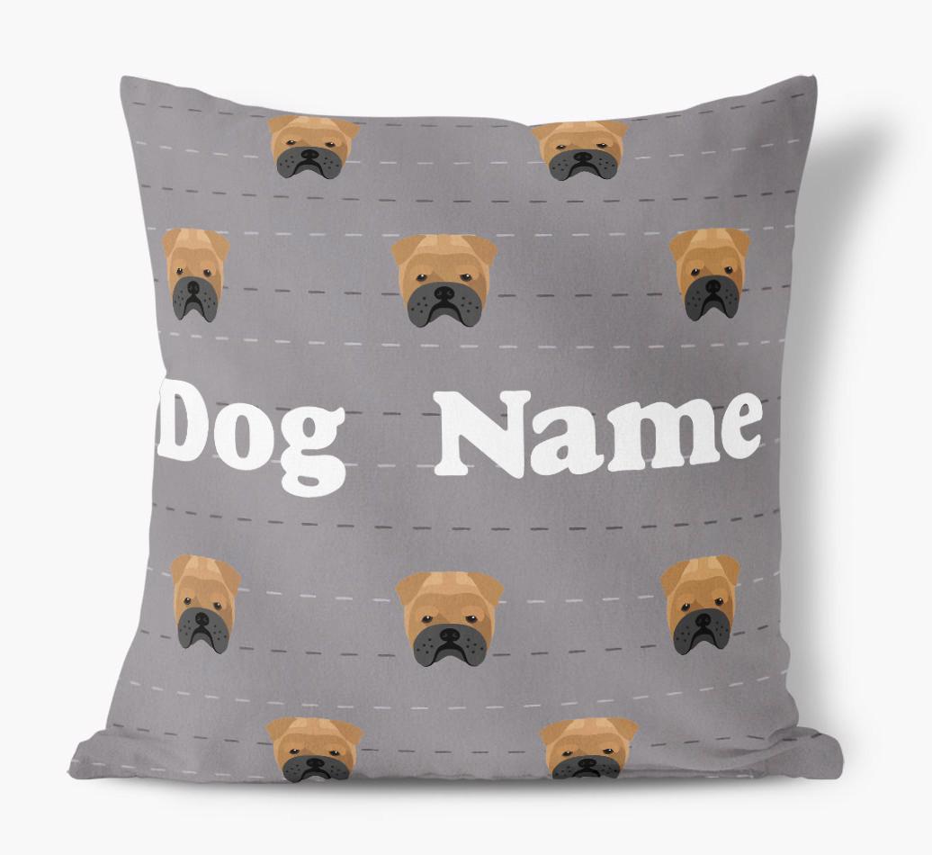 Icon Pattern: Personalized {breedFullName} Soft Touch Pillow