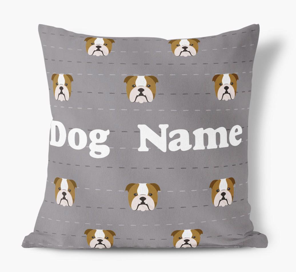 Icon Pattern: Personalised {breedFullName} Soft Touch Cushion