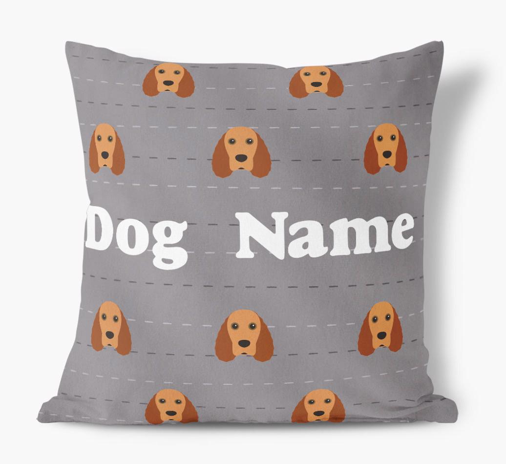 Icon Pattern: Personalized {breedFullName} Soft Touch Pillow