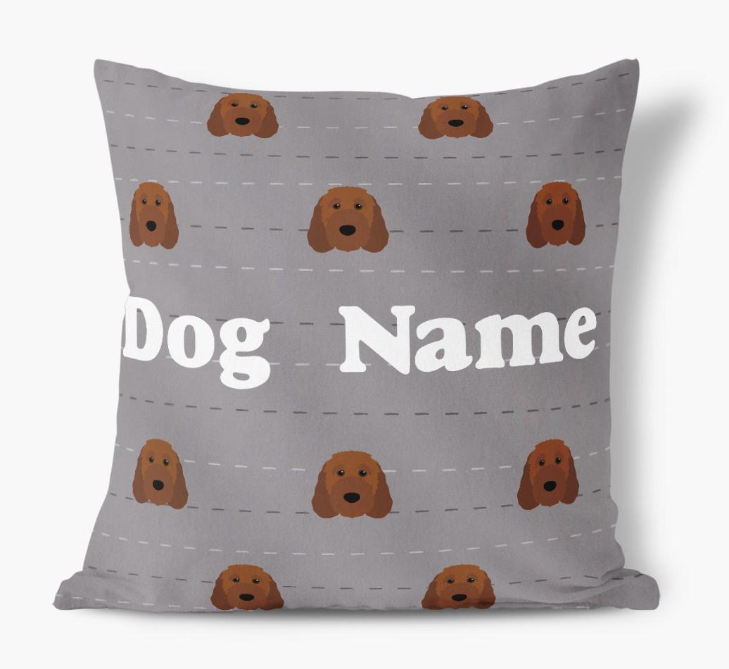 Icon Pattern: Personalized {breedFullName} Soft Touch Pillow