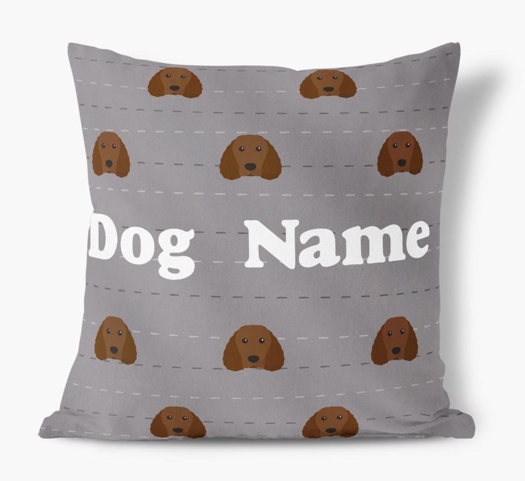 Icon Pattern: Personalized {breedFullName} Soft Touch Pillow