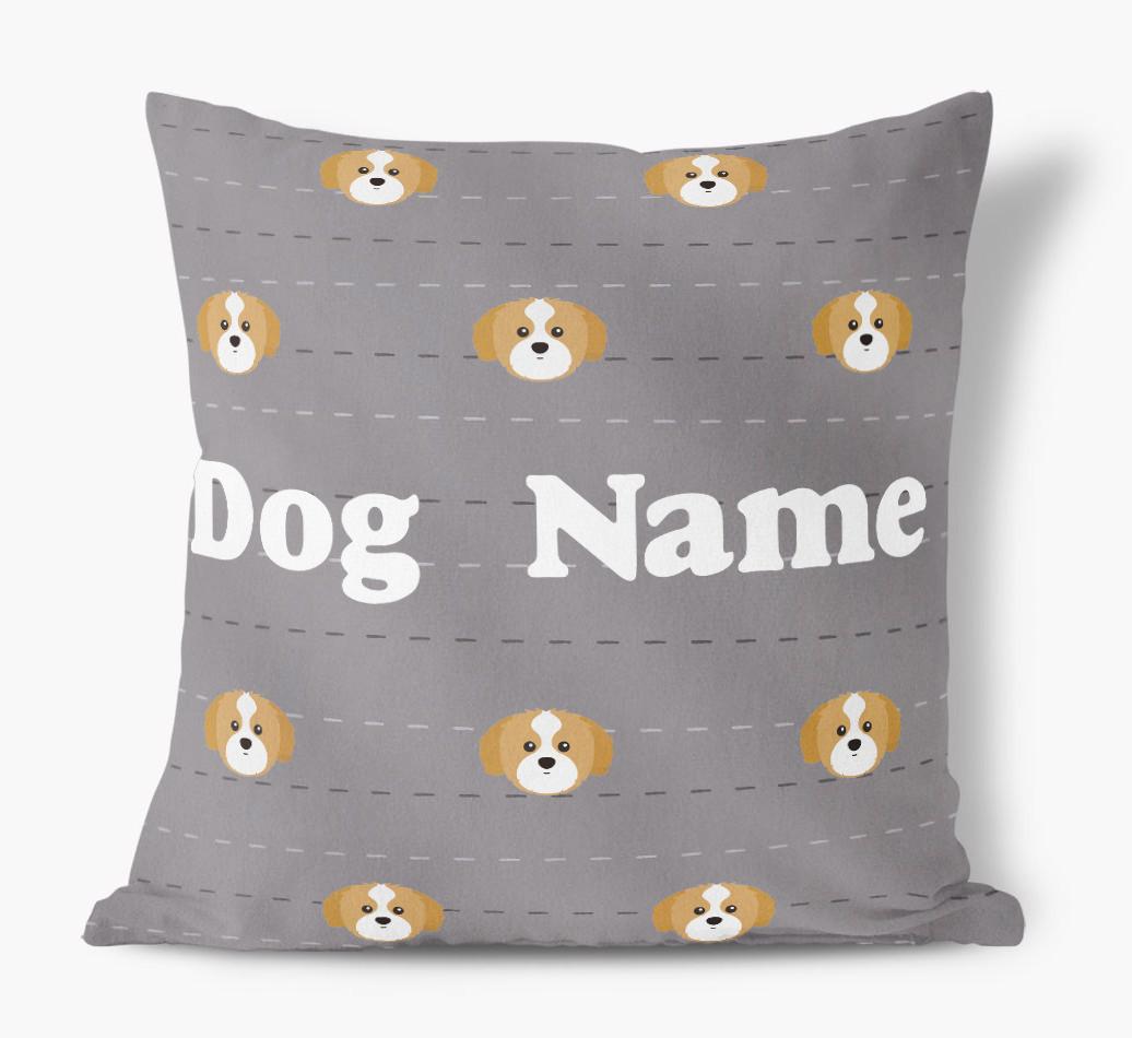 Icon Pattern: Personalised {breedFullName} Soft Touch Cushion