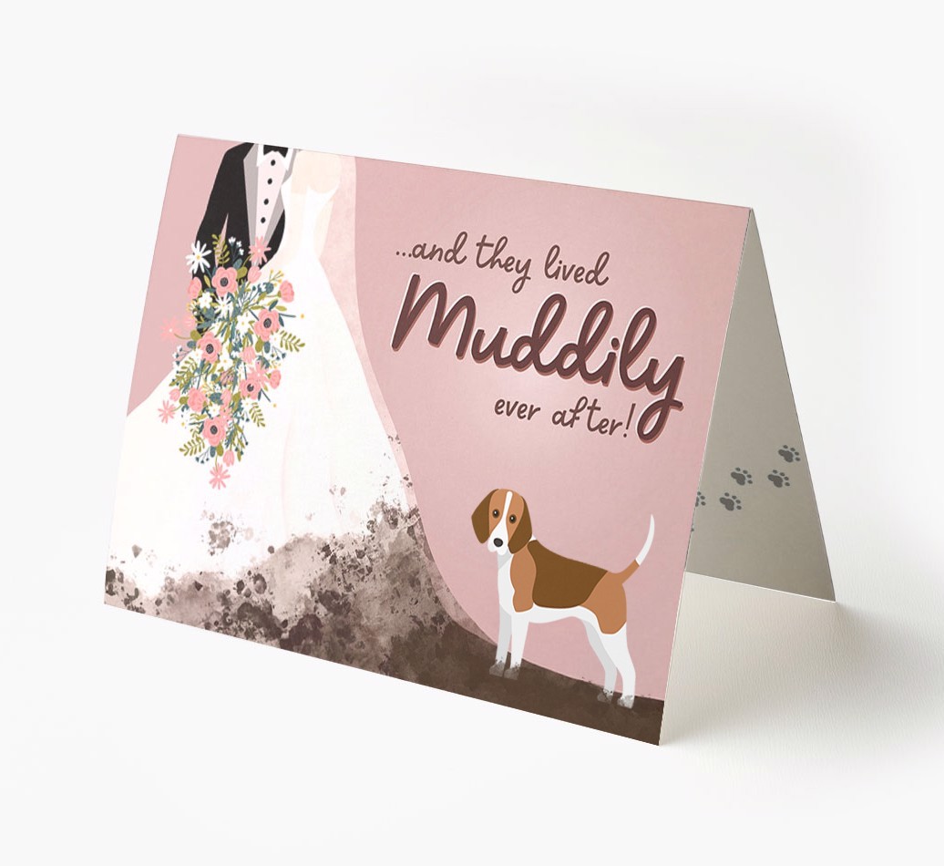 Muddily Ever After: Personalised {breedFullName} Card