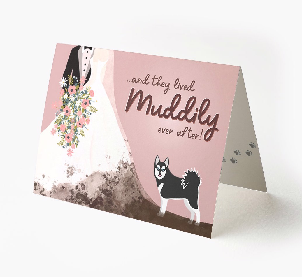 Muddily Ever After: Personalized {breedFullName} Card
