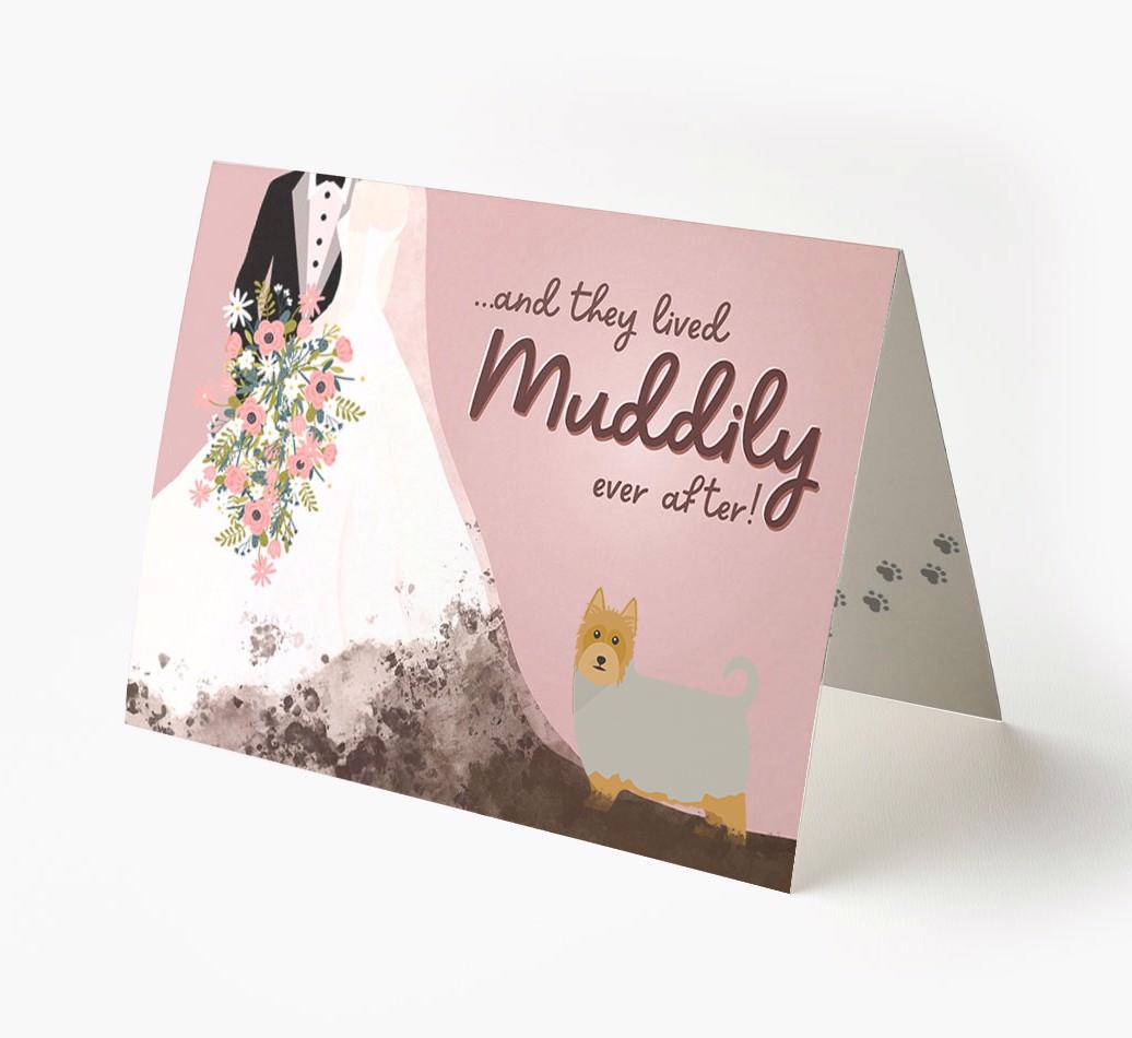 Muddily Ever After: Personalized {breedFullName} Card