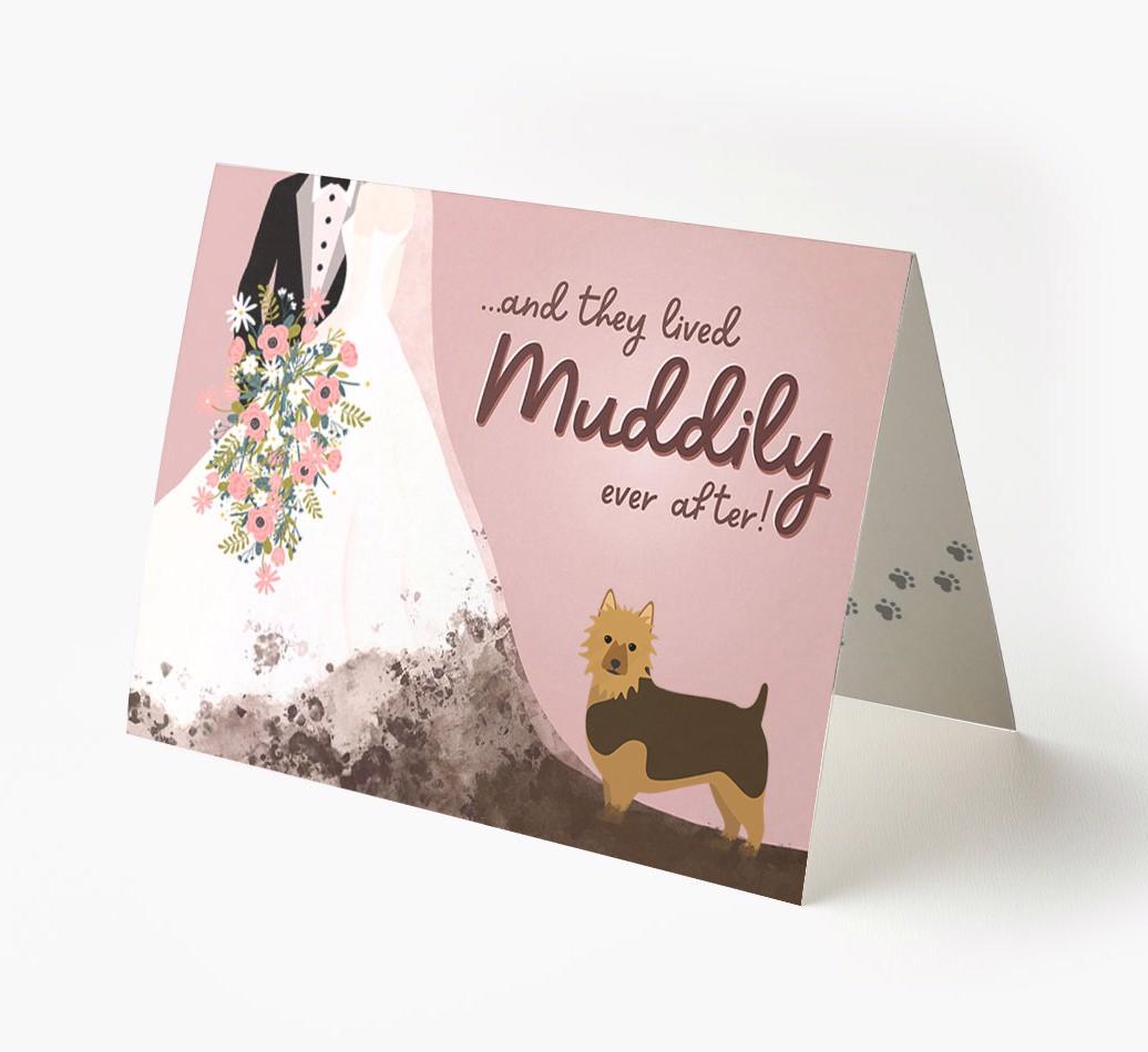 Muddily Ever After: Personalized {breedFullName} Card