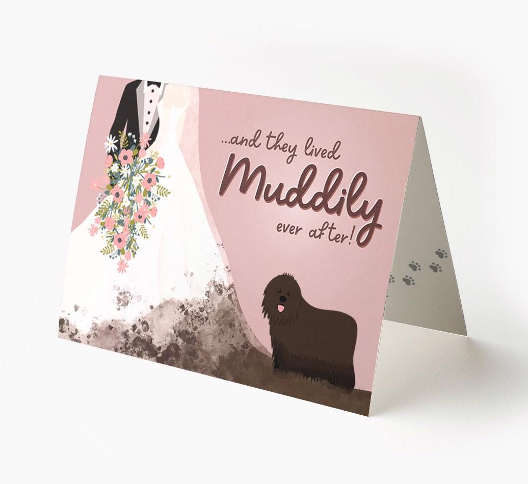 Muddily Ever After: Personalized {breedFullName} Card
