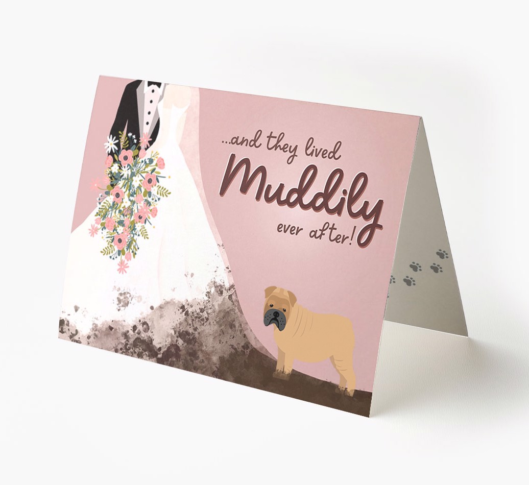 Muddily Ever After: Personalized {breedFullName} Card