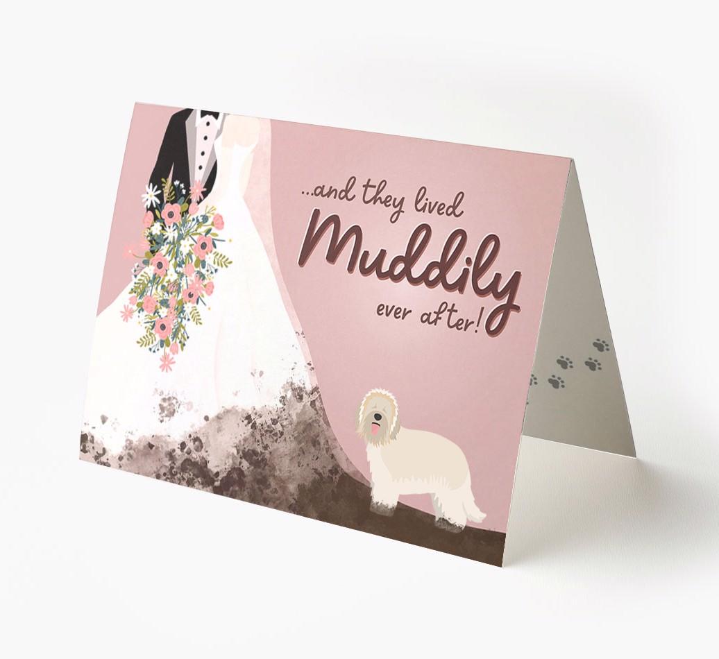 Muddily Ever After: Personalized {breedFullName} Card