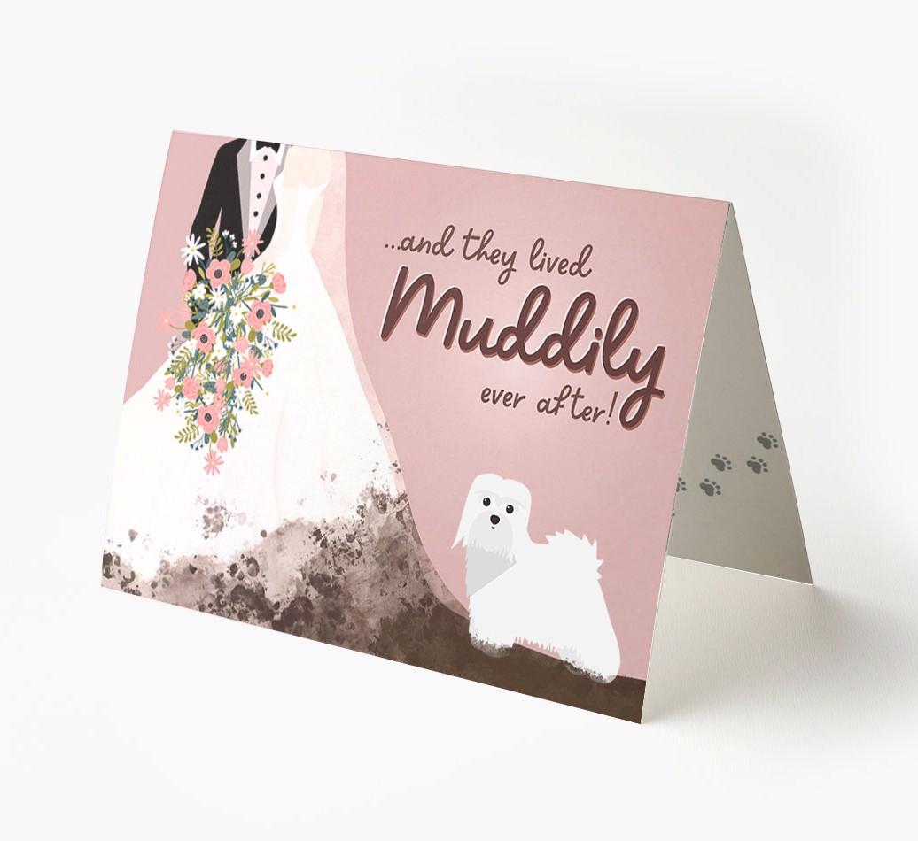 Muddily Ever After: Personalized {breedFullName} Card