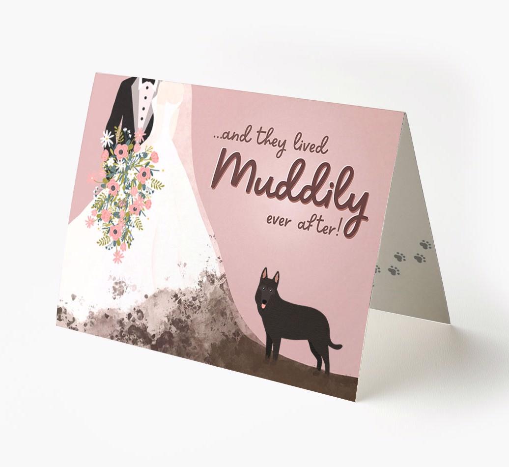 Muddily Ever After: Personalized {breedFullName} Card