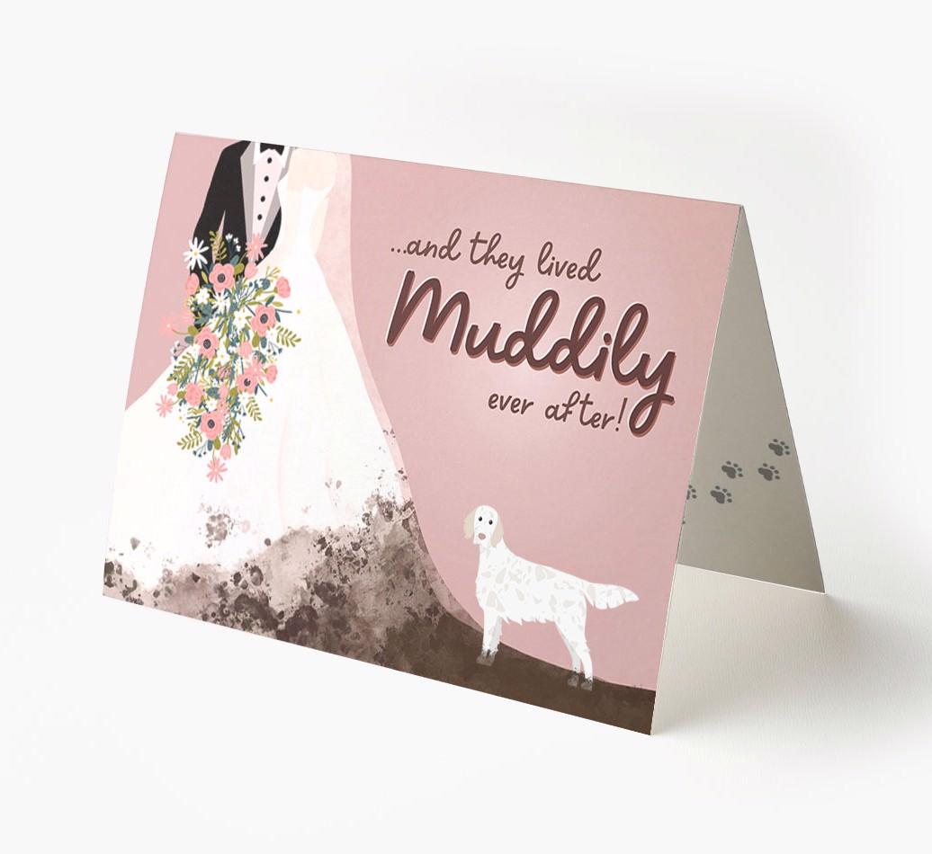 Muddily Ever After: Personalized {breedFullName} Card
