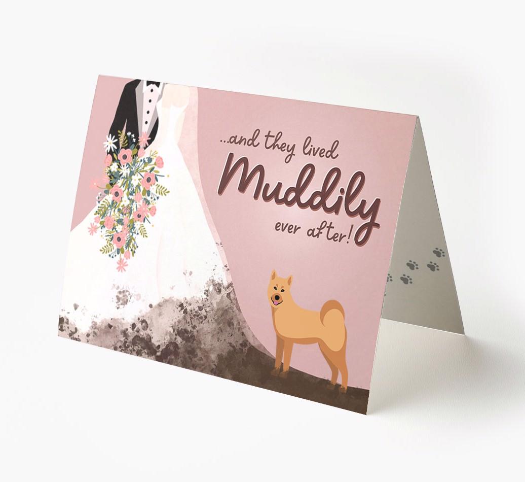 Muddily Ever After: Personalized {breedFullName} Card