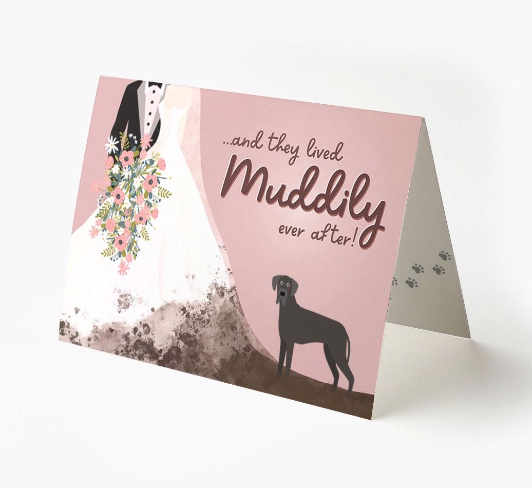 Muddily Ever After: Personalized {breedFullName} Card